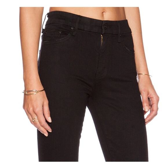Mother High waisted Looker Not Guilty Black 27 - Picture 3 of 6